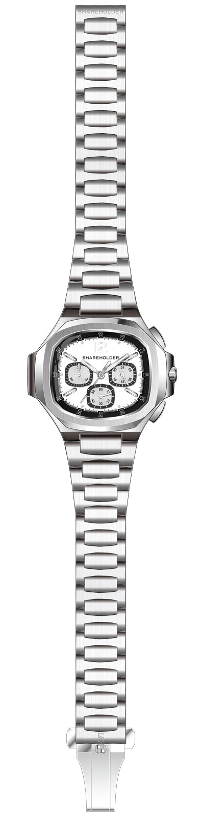 Frontliner Chronograph Stainless Steel White